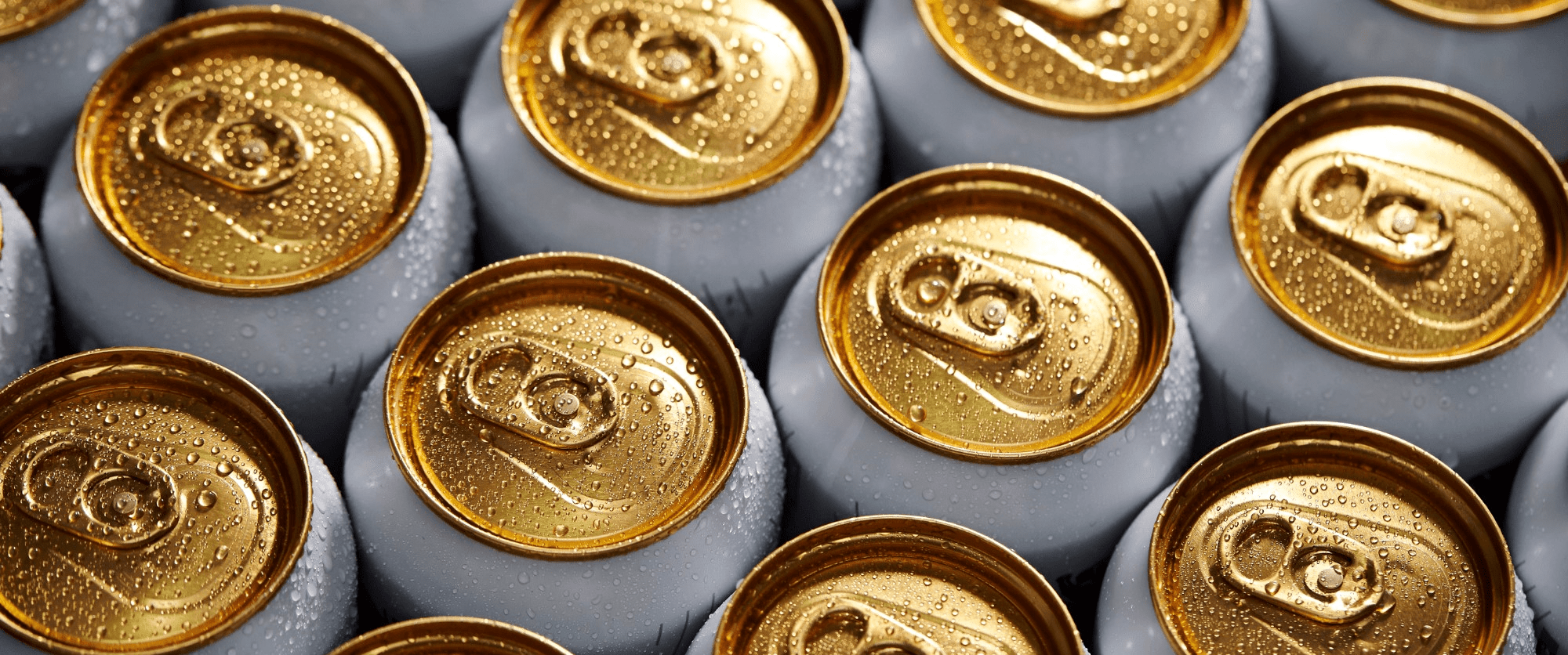 cans of beer.
