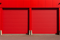 garage doors.