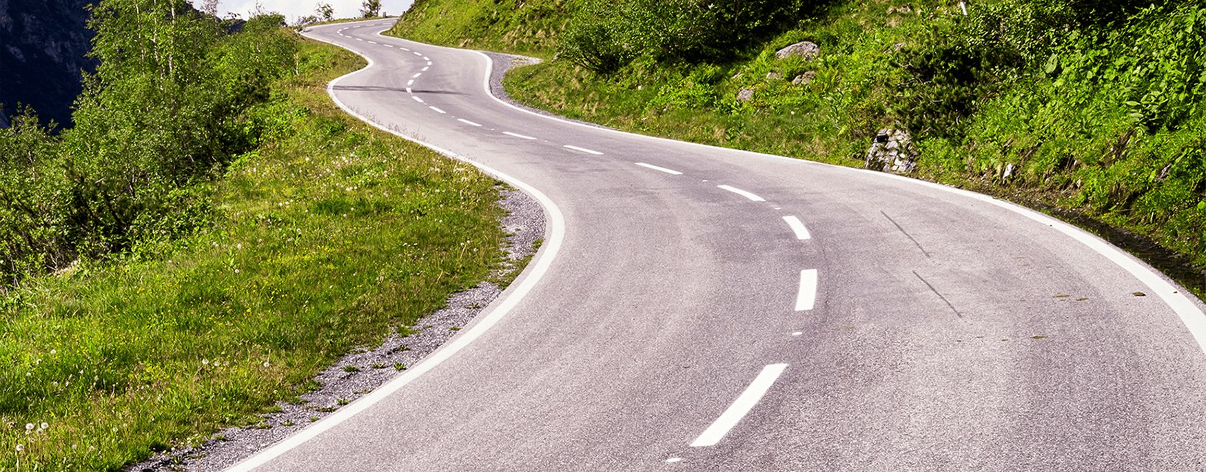 open road.