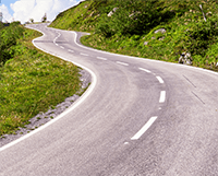 open road.