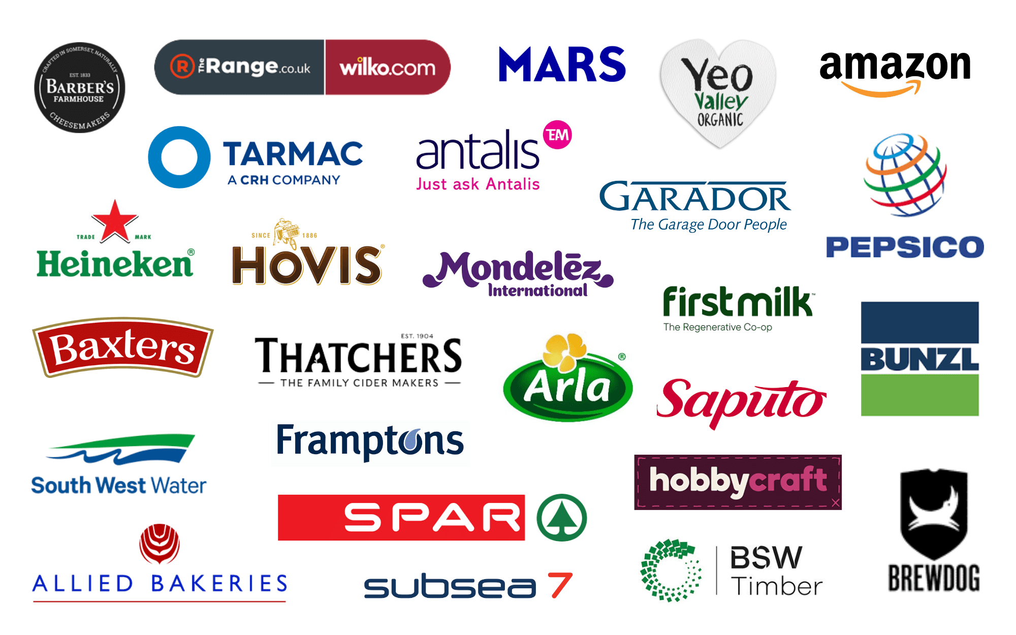 Customer logos.