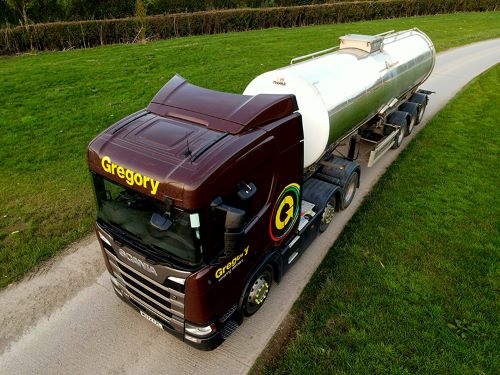Gregory milk transhipment vehicle aerial.