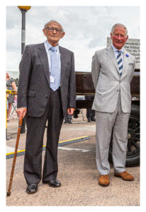 Jack Gregory with King Charles.