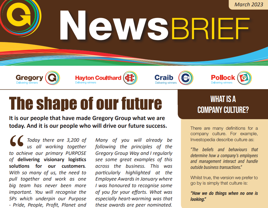 March 2023 NewsBrief front cover.