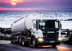 Gregory Group milk tanker.