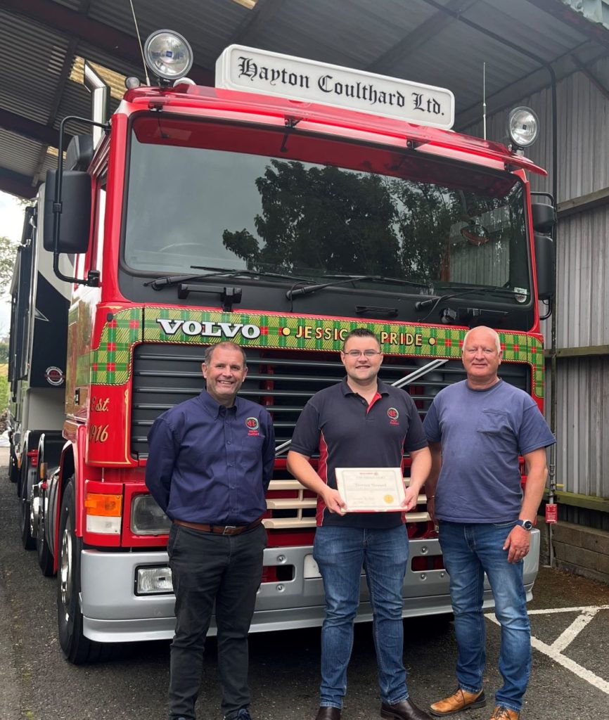 Downie Howard 5 year long service.
