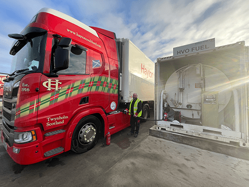 Hayton Coulthard HVO truck.
