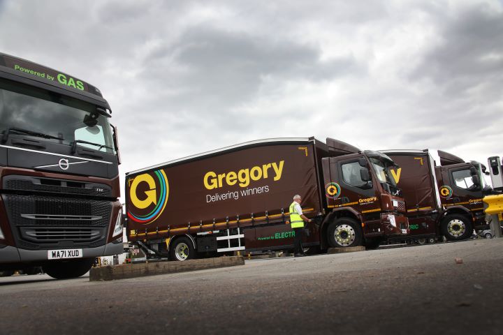 Gregory gas and electric trucks